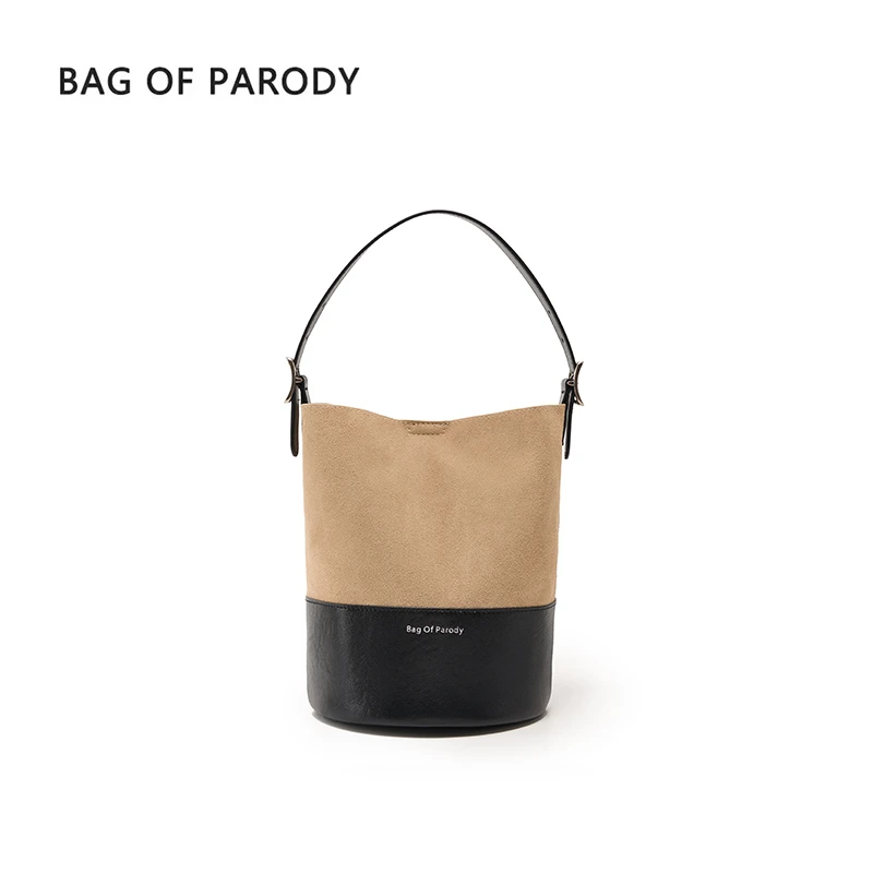 bag of parody秋冬新款头层牛皮水桶包￥