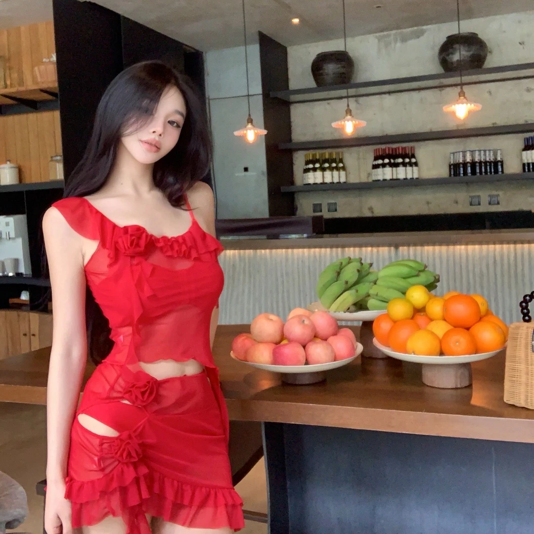 泳衣女小个子显高ins风显瘦遮副乳温泉沙滩多穿法包容性显白泳装