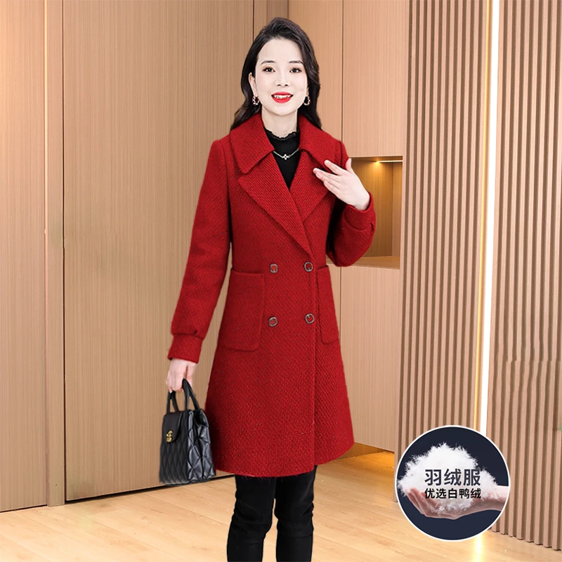 【羽绒服】16412梦梦冬季优雅新款气质时尚大气减龄保暖羽绒服-ASJ