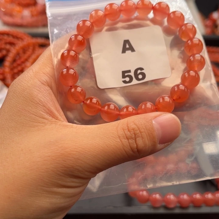 南红玛瑙未镶嵌多样性发货默认微瑕称重9mm