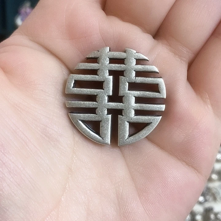 无吊坠足银足银双喜牌