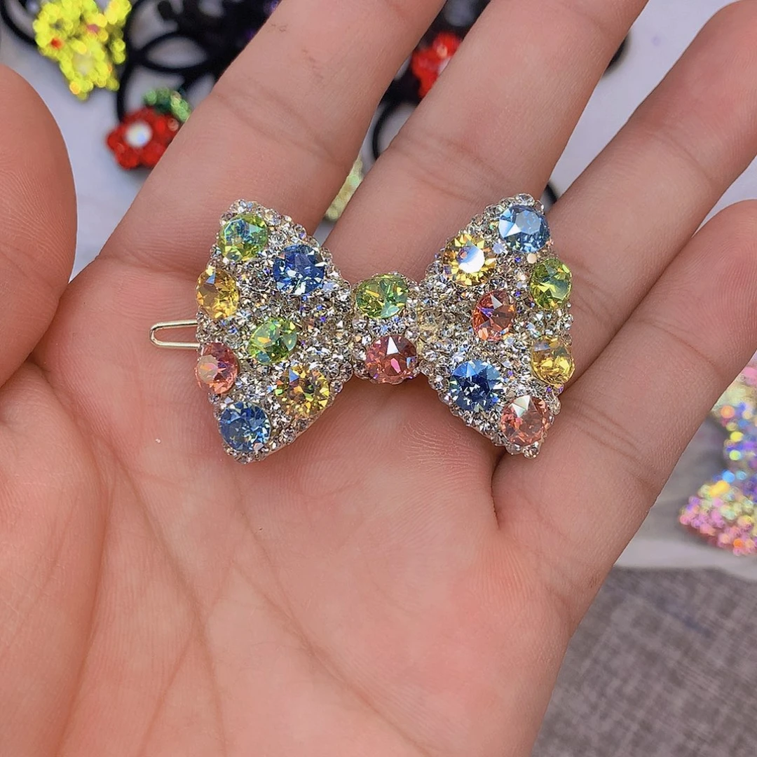 仿水晶锌合金蝴蝶结