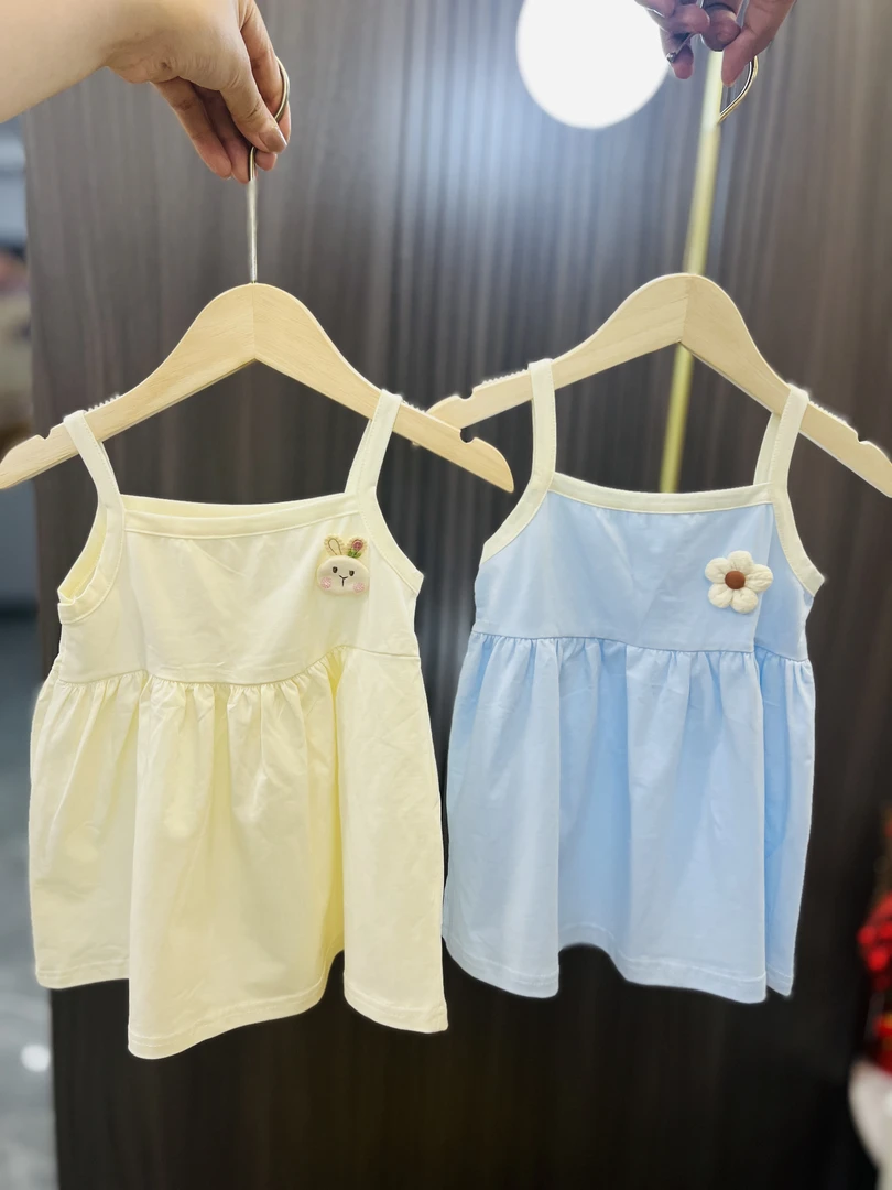 女童夏款吊带裙背心裙小女孩无袖小童夏装2025新款宝宝夏季连衣裙