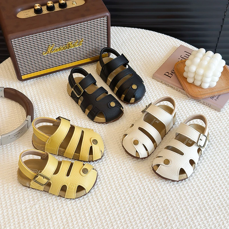 儿童凉鞋2025夏季新款女童森系勃肯凉鞋韩版沙滩鞋软底凉鞋5419