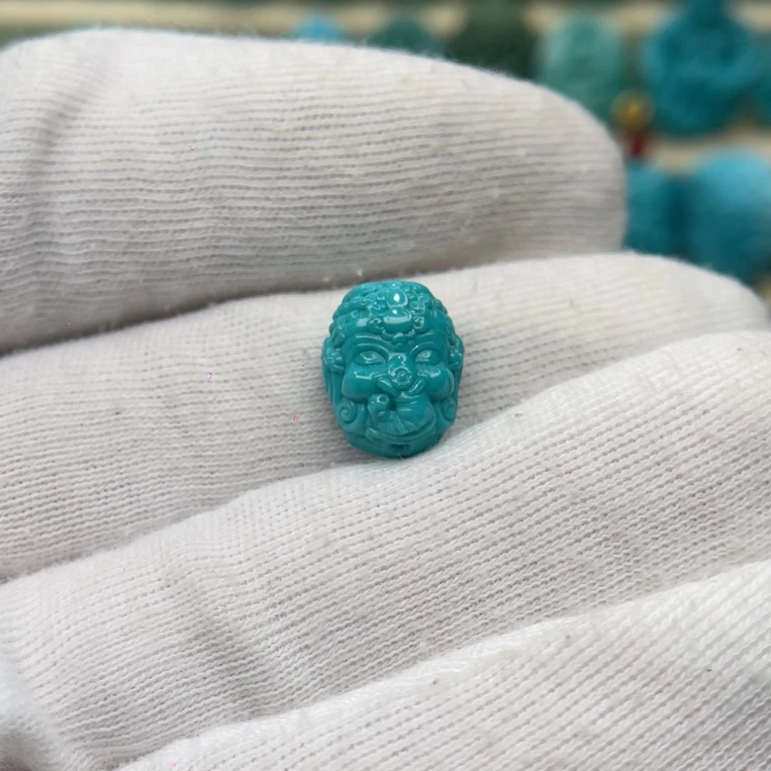 绿松石未镶嵌颈饰卡10.6-12.8-8