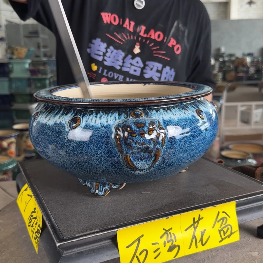 。一风堂石湾花盆 内20*9