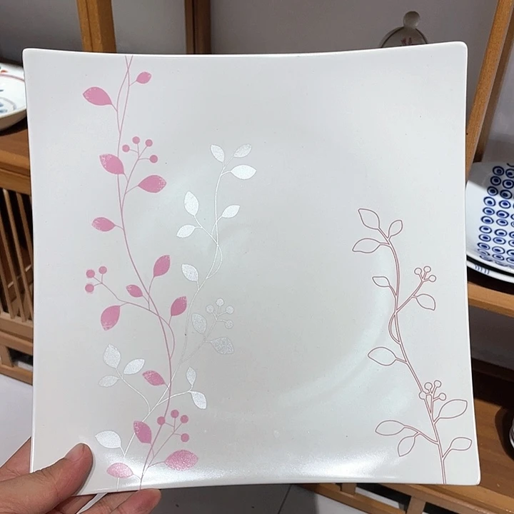 紫砂106全新磨砂釉银彩超大四方盘泡台茶盘