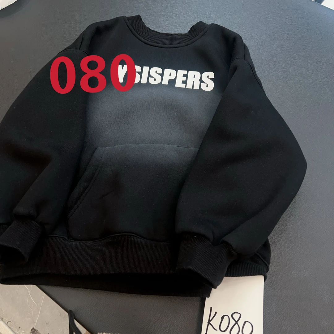 KM PERSONALITY 2024 新款冬季儿童加绒卫衣 080