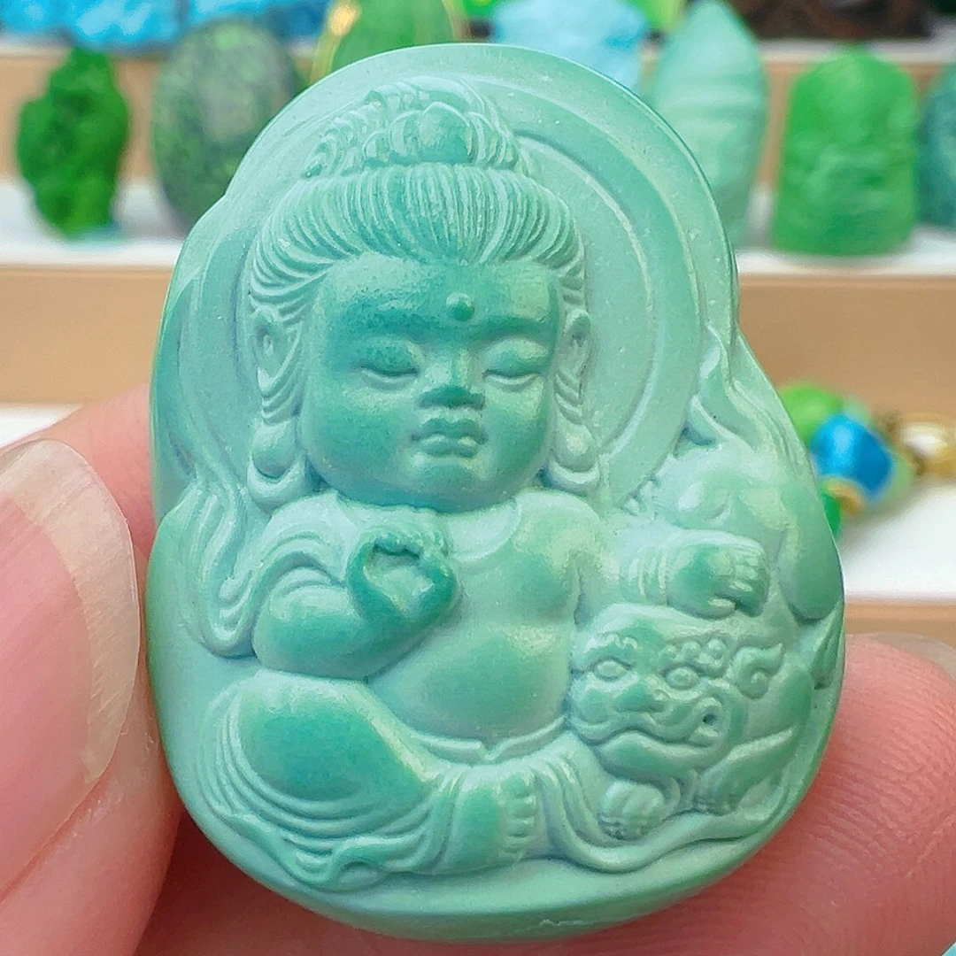 未镶嵌绿松石项链