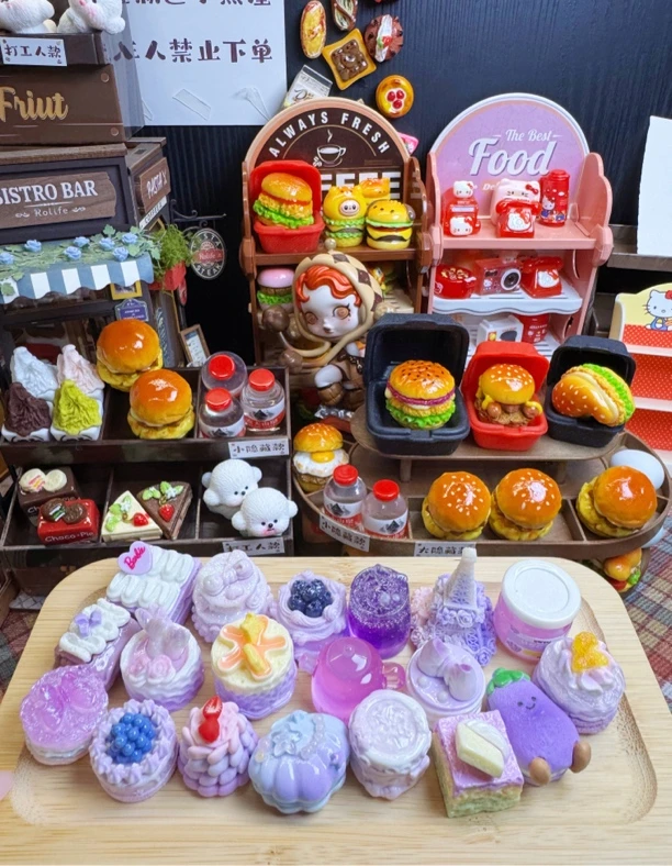 色系食玩对对碰食玩diy