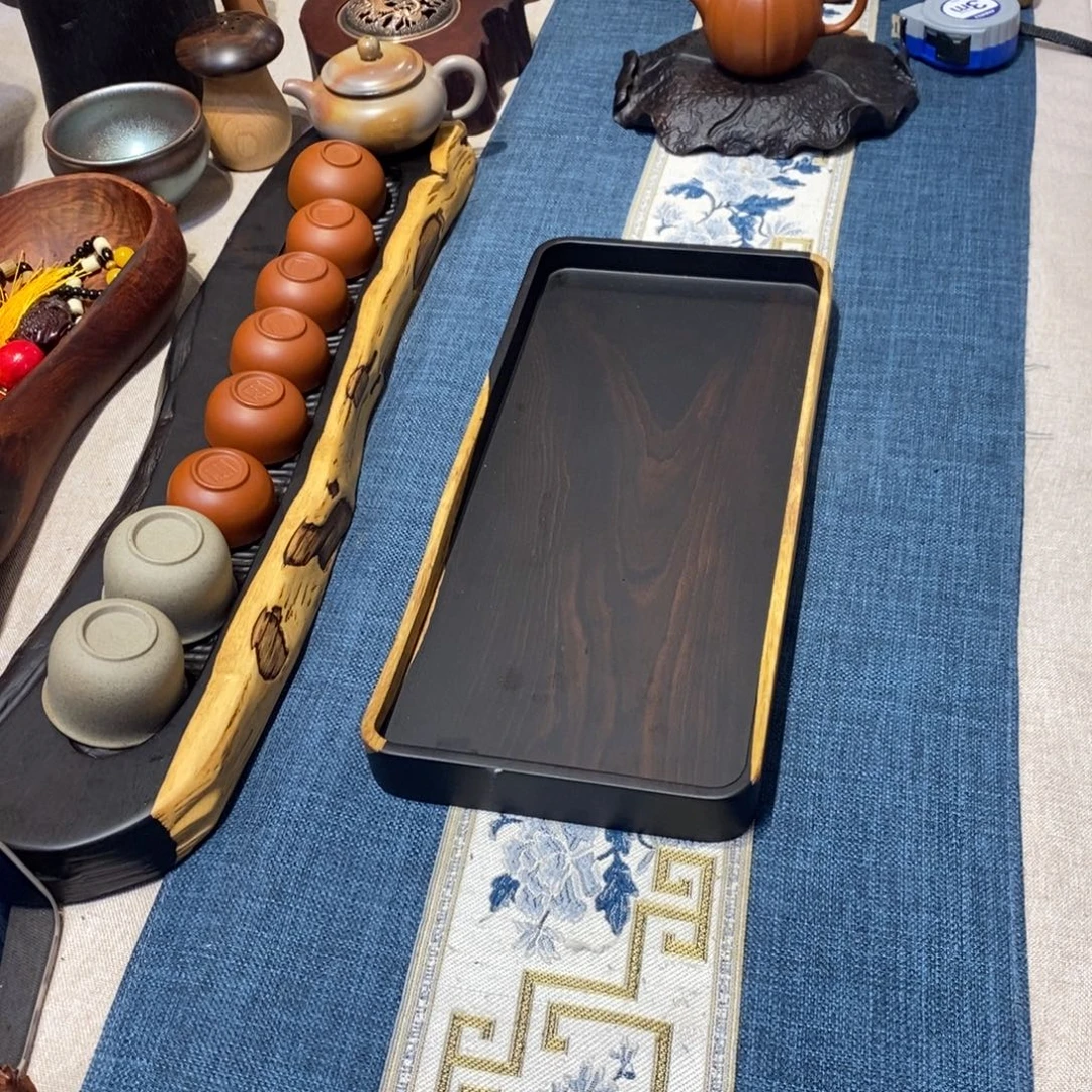 紫光檀特纹托盘35-16-3