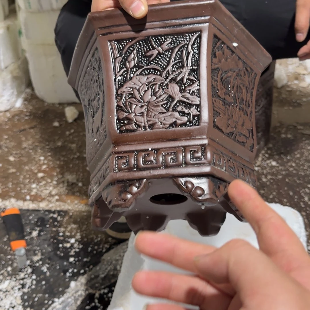 紫砂花盆口径18.18口径