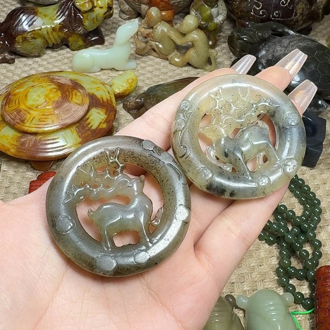 白玉菩提吊坠挂件