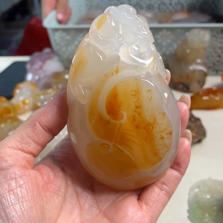 玛瑙/玉髓未镶嵌吊坠(不含链)