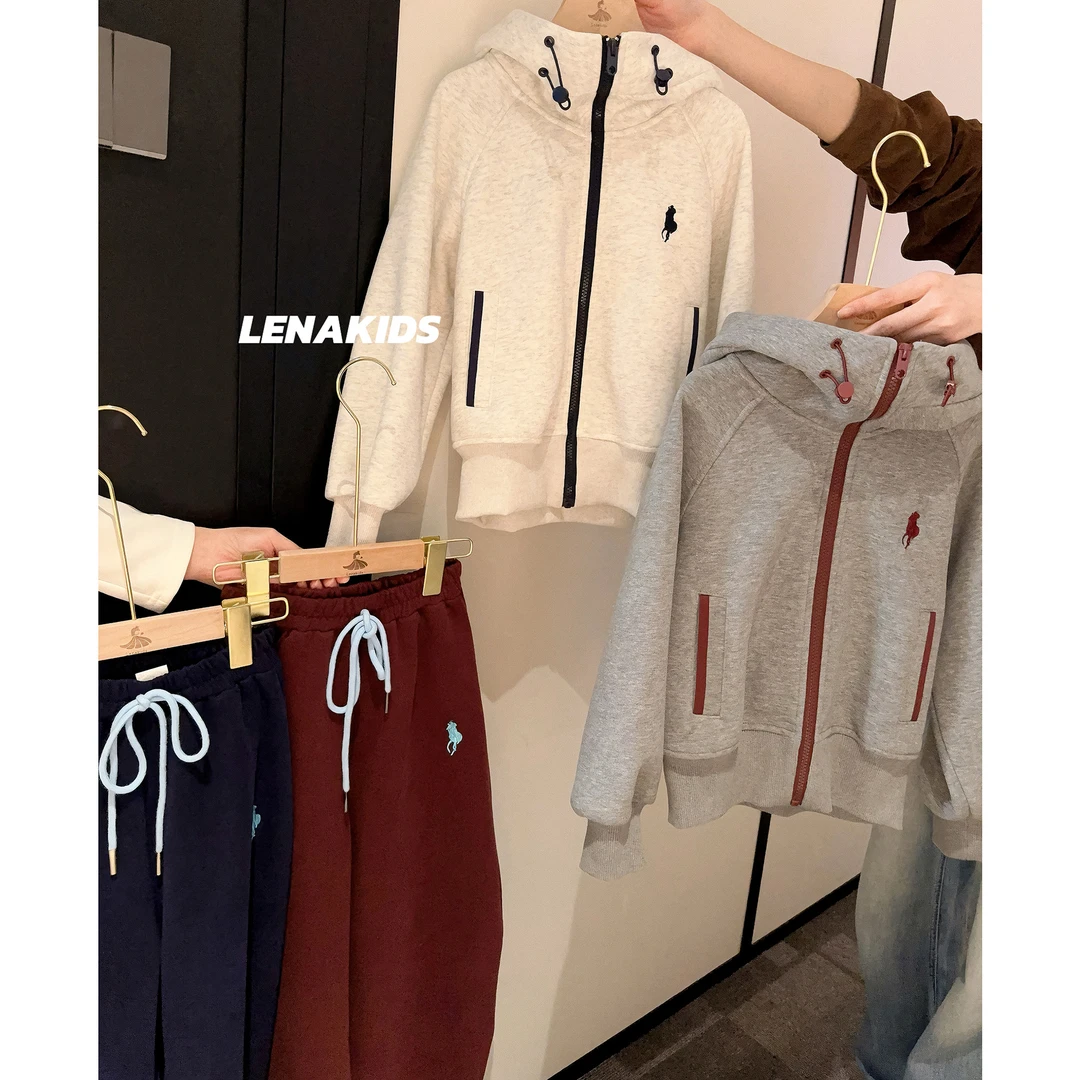 Lenakids【现货】百搭高定气质卫衣女宝套装24102803