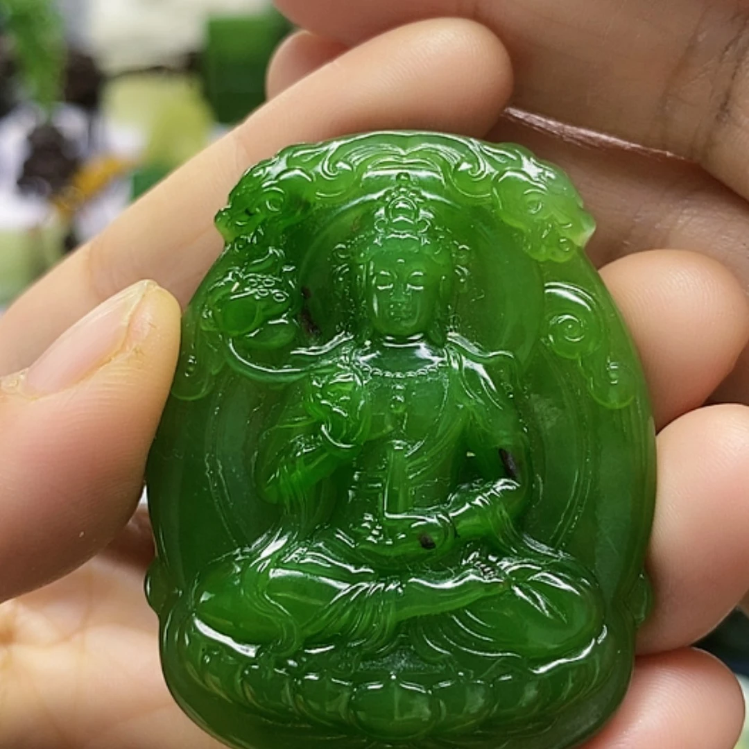 【闪购商品】未镶嵌和田玉（碧玉）挂件