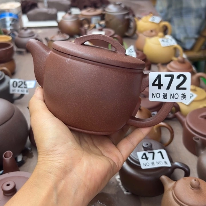 茶壶紫砂紫泥瑕疵380