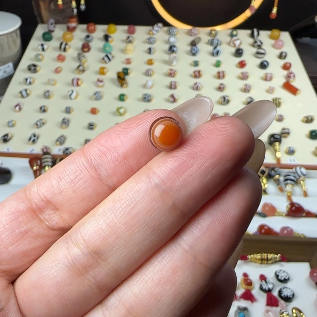 玛瑙/玉髓未镶嵌单珠顶珠配珠搭配