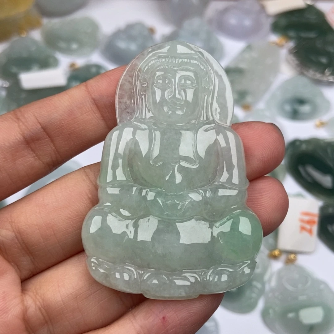 颈饰未镶嵌翡翠吊坠
