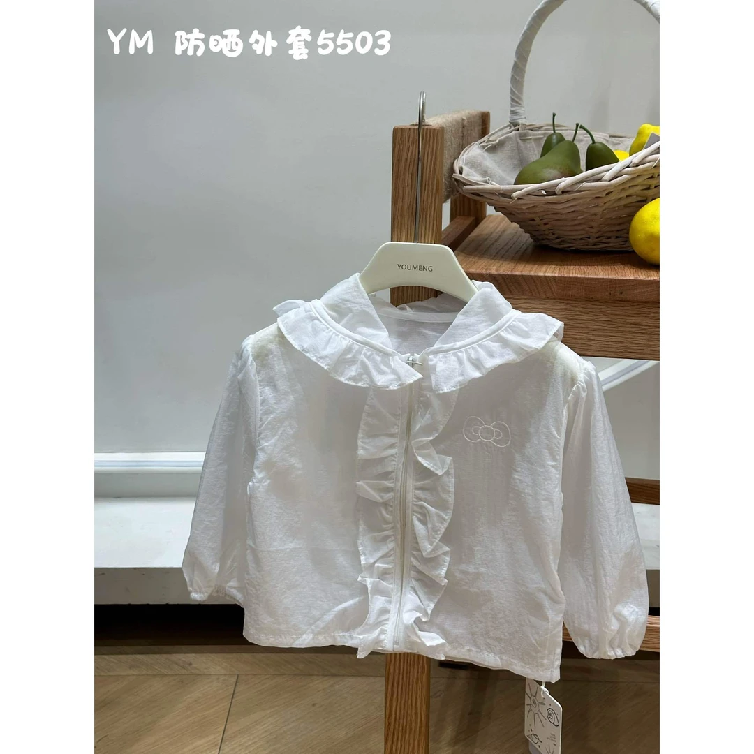 AC532~佑萌·25夏~TK猫刺绣防晒外套Y5503