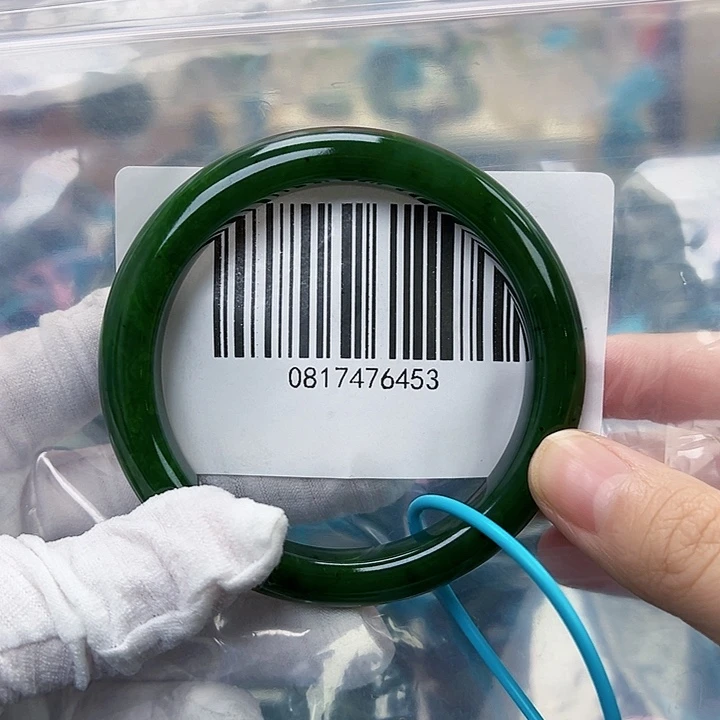 和田玉未镶嵌手镯5859