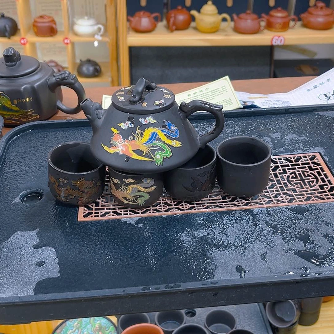 茶壶紫砂紫砂壶一壶4杯