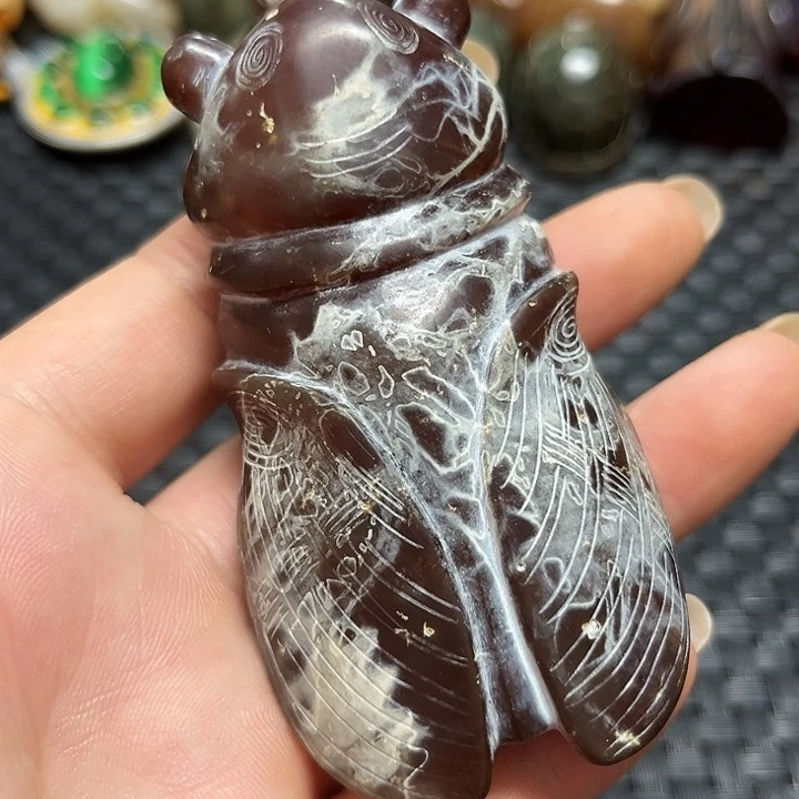 紫金钵盂菩提吊坠