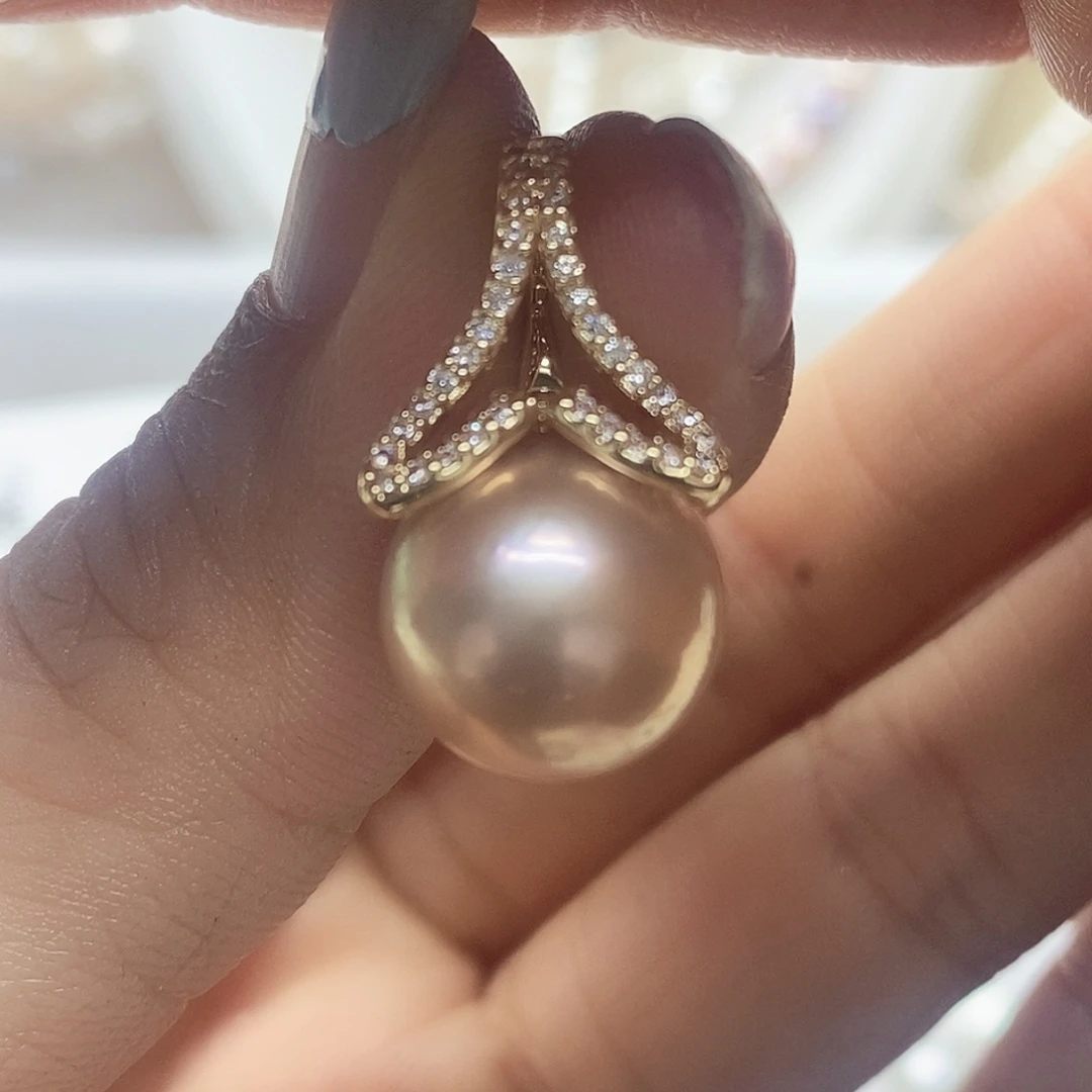 未镶嵌吊坠淡水珍珠