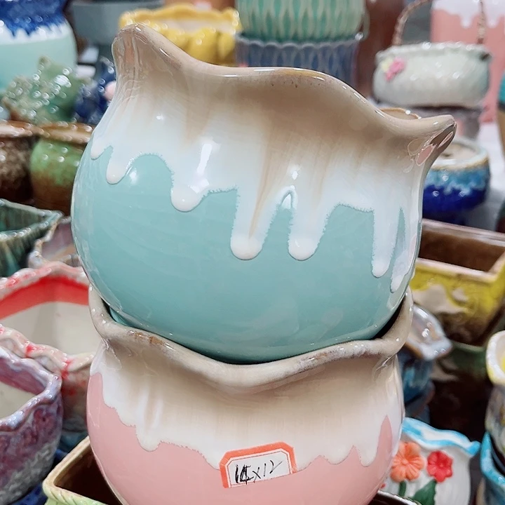 多肉陶瓷花盆满10元包邮