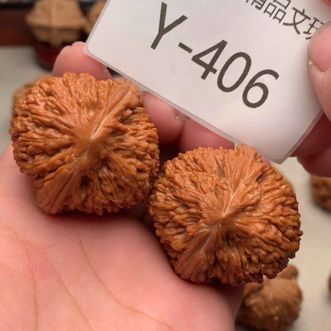 文玩核桃把件40蒜头………