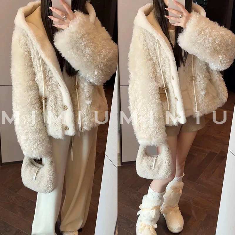 【mimius】U 西班牙半卷毛托卡&土耳其美利奴皮毛一体 汉服 G10205