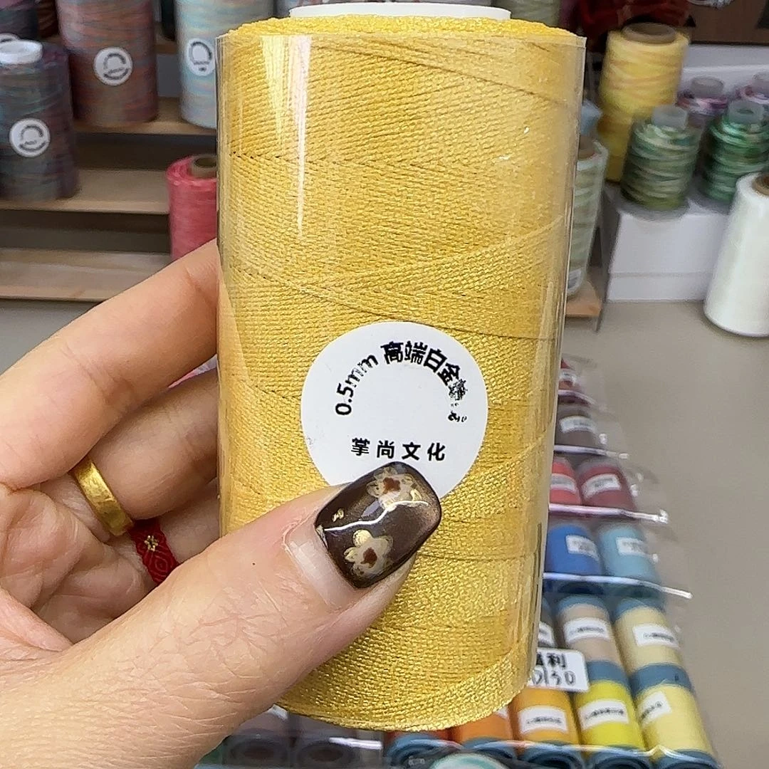 孤品0.5白金蜡线100克浅金色