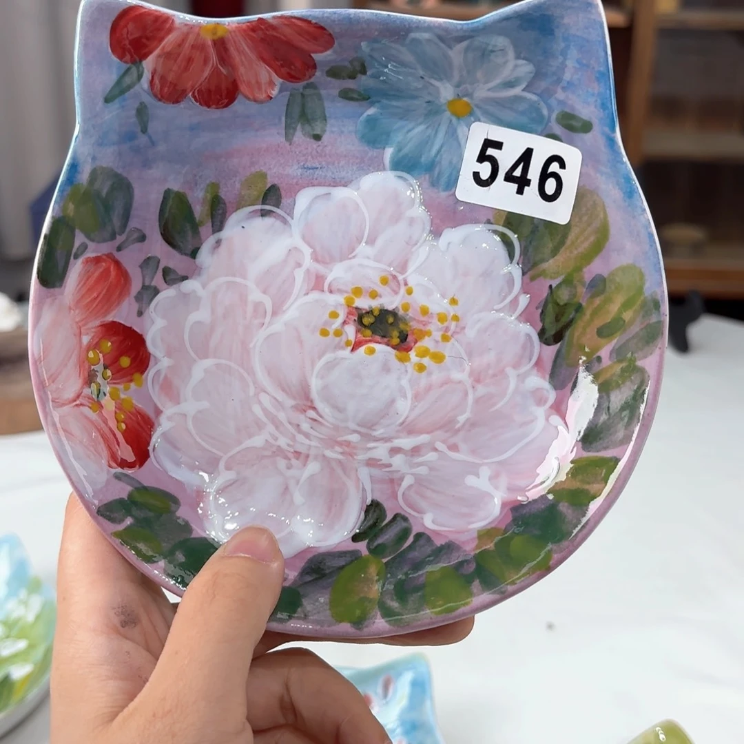 景德镇手绘高温釉下彩陶瓷茶具