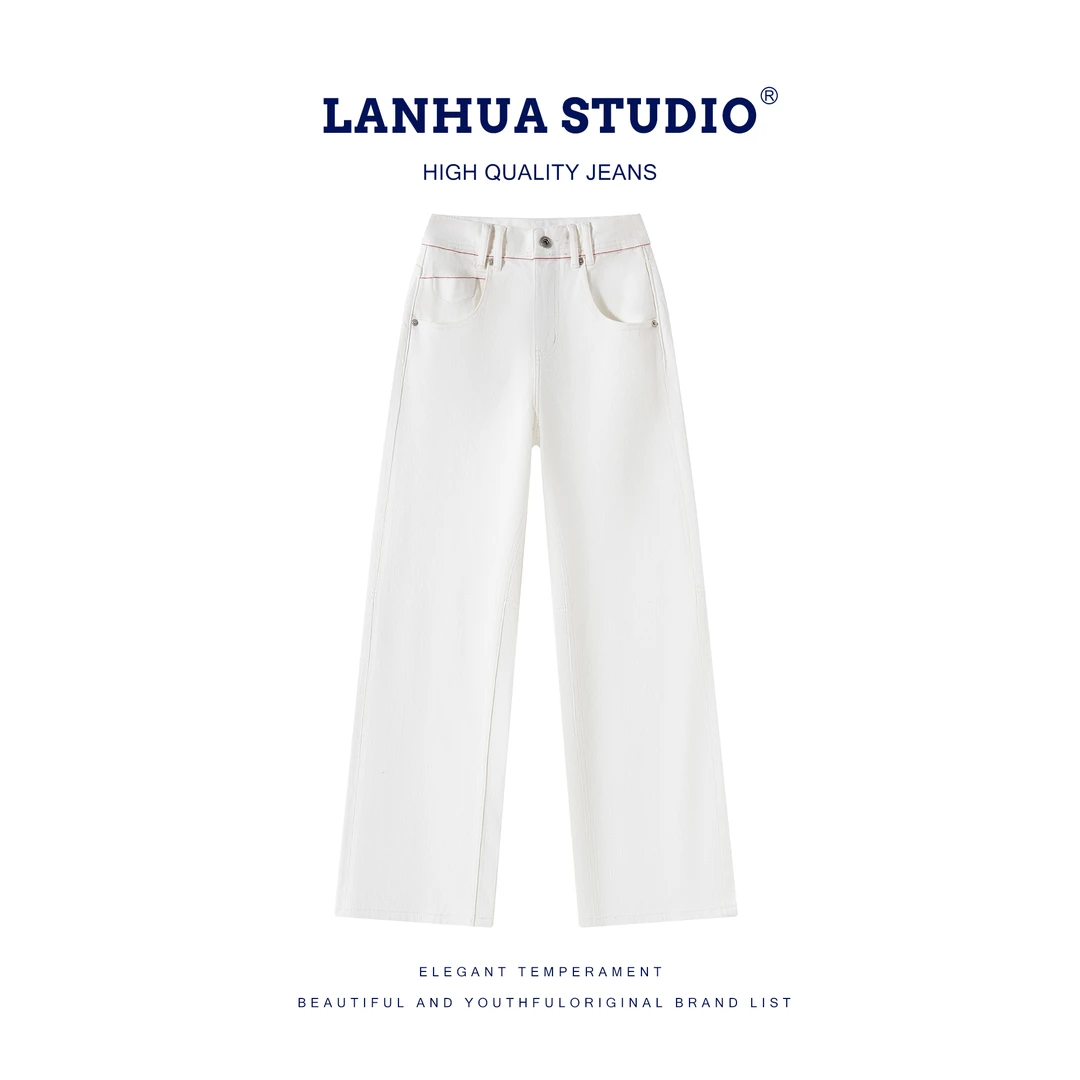 2025秋冬【赤耳丹宁】 日本冈山面料重工艺水洗 女款直筒牛仔裤5537