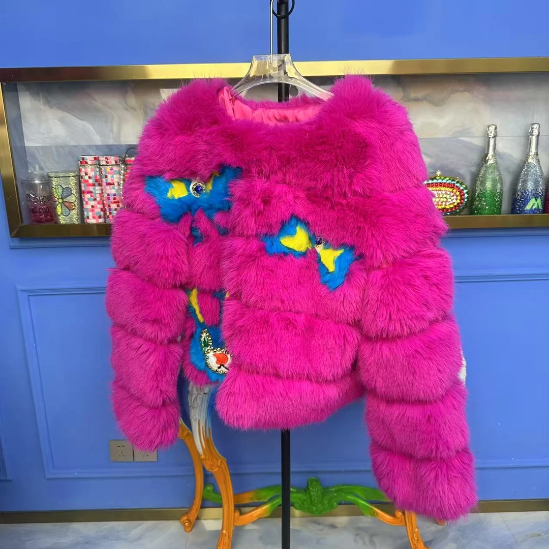 D00075 女款网红轻奢时尚洋气设计师秋冬冬季潮流保暖外套