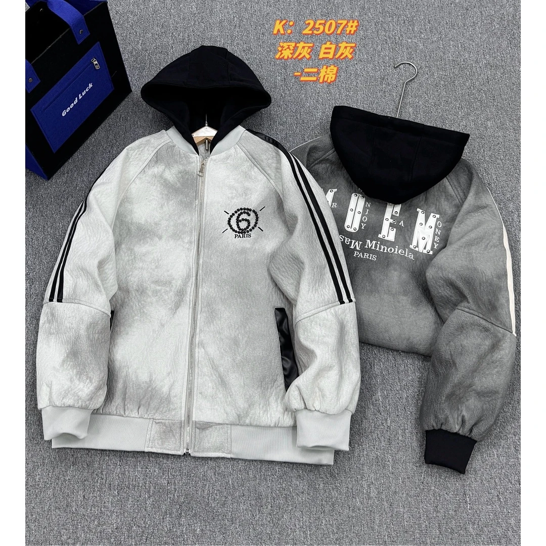 大占推荐 2507-3  潮牌休闲时尚二棉男夹克外套