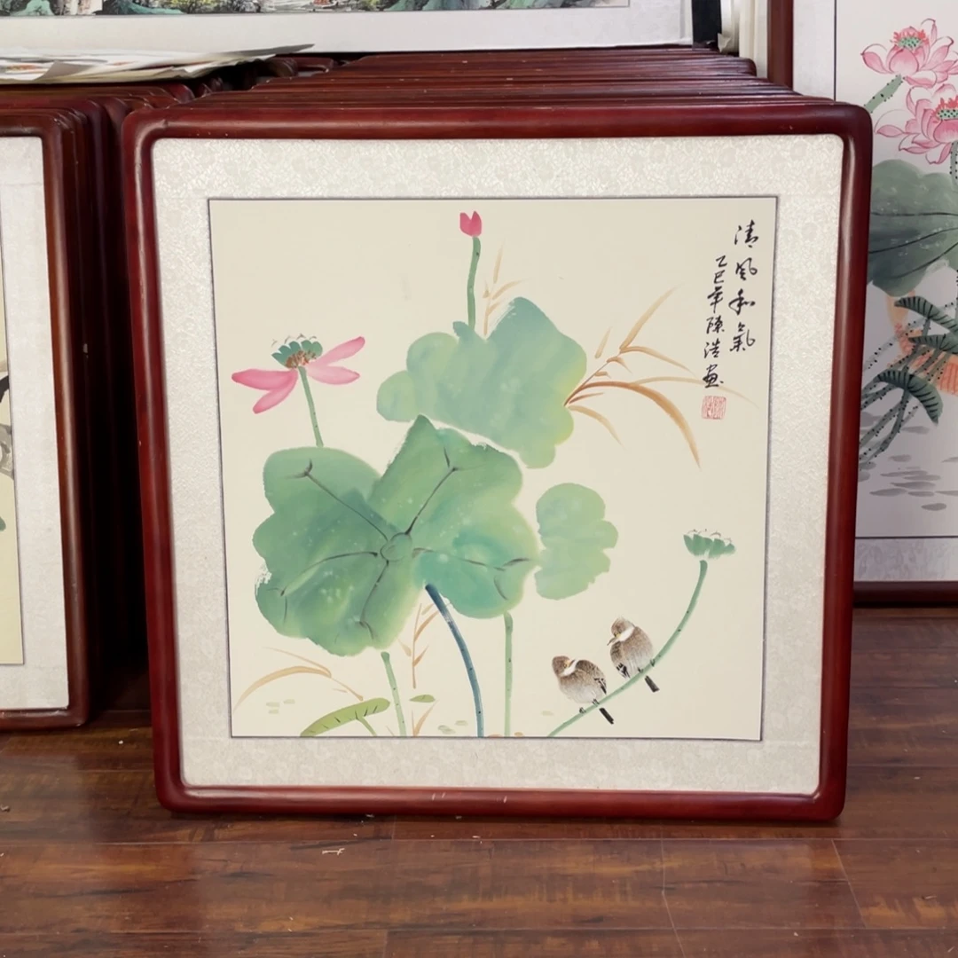 国画带框尺寸63*63厘米