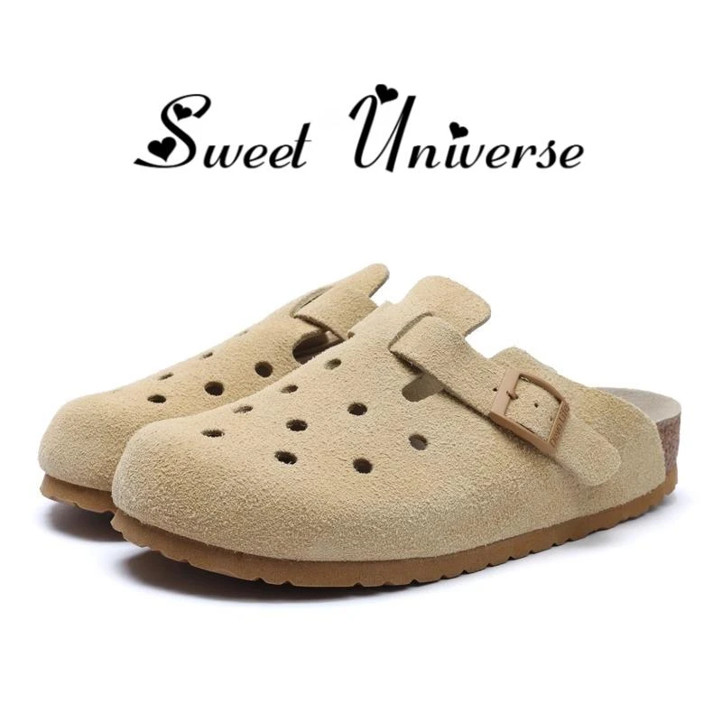 达芙妮集团旗下鞋柜夏季一脚蹬勃肯鞋半拖包头达芙妮集团旗下鞋柜