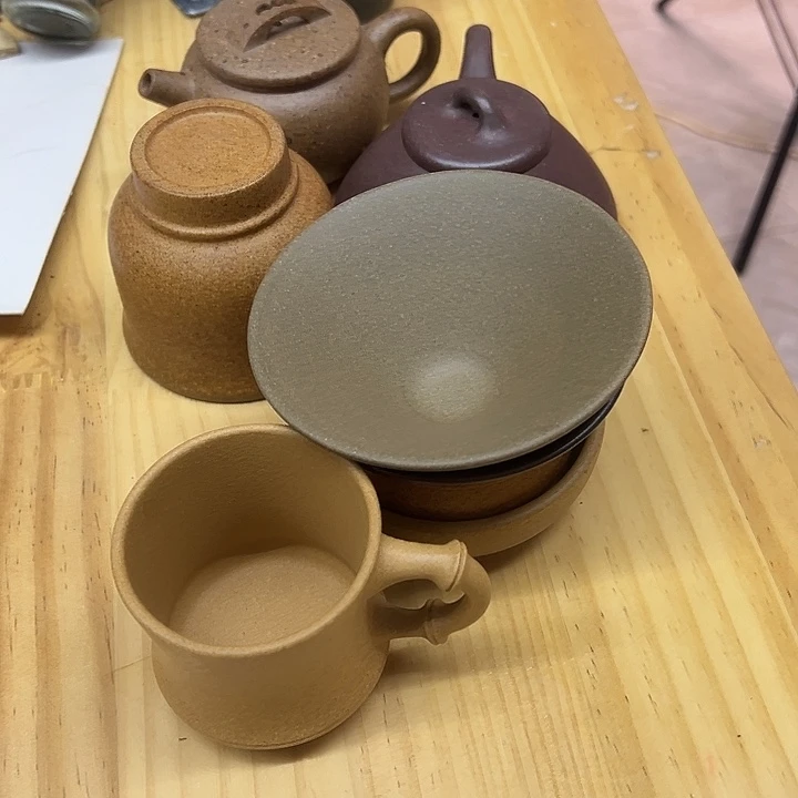 岂***纹茶壶紫砂底槽清花块220cc半手工制作