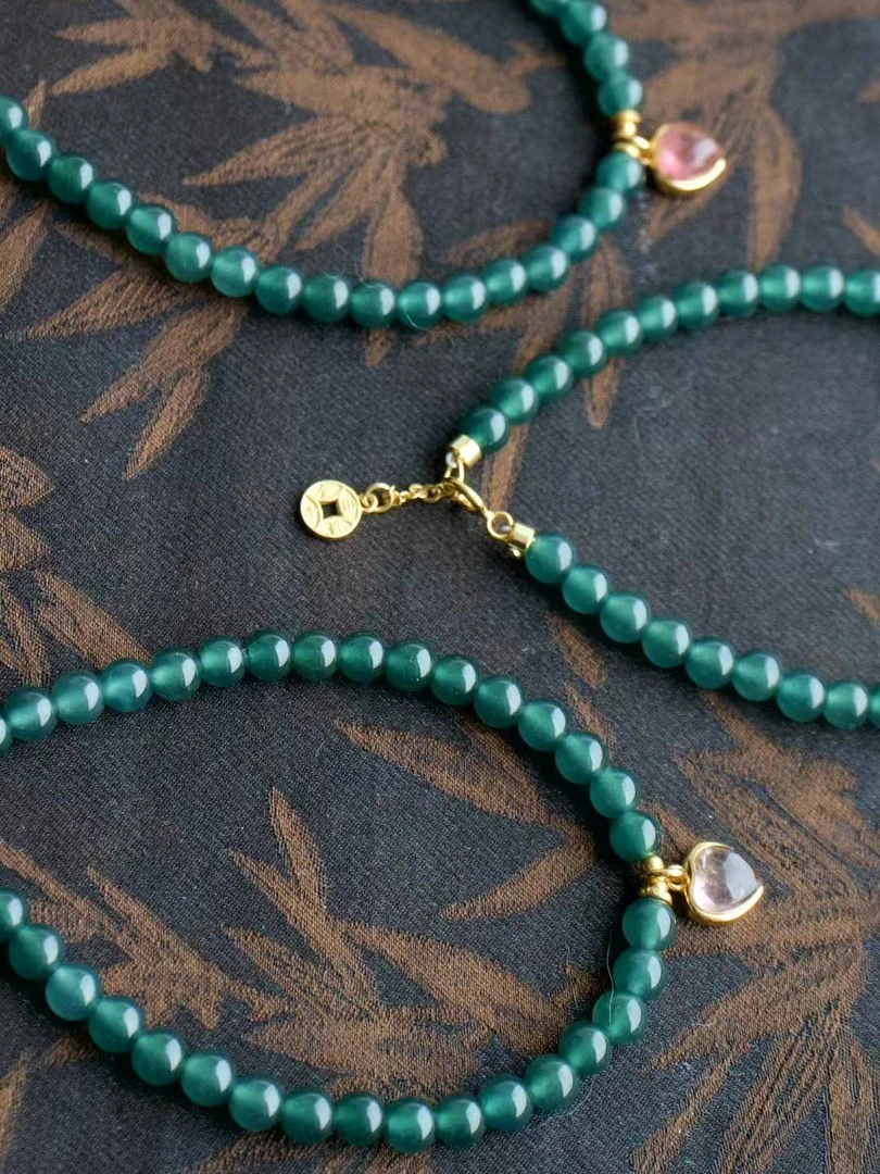 探珠｜严选精品设计款A货蓝水翡翠手链  多样性发一