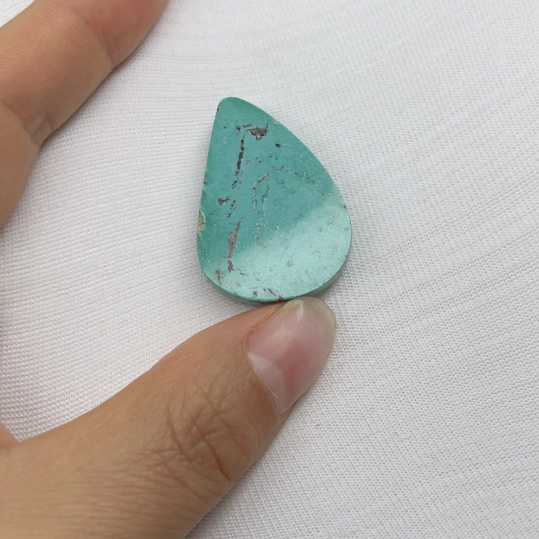 心***花绿松石未镶嵌颈饰