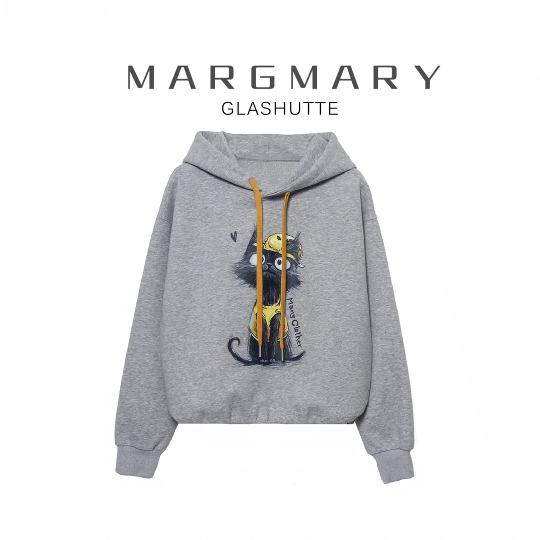 2025秋季上新卡通印花韩版洋气带帽卫衣