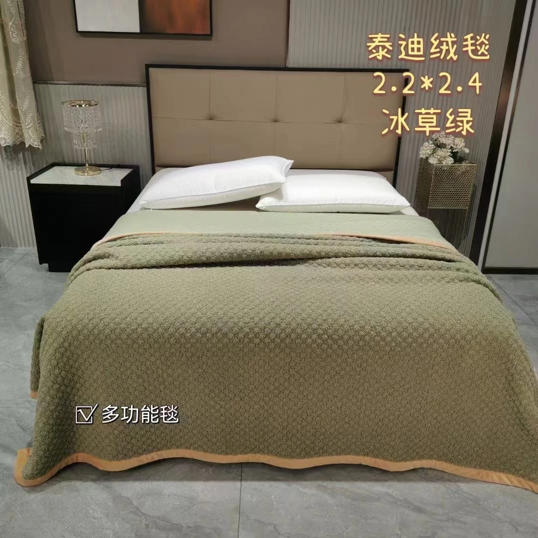 泰迪绒毯双人亲肤柔软加厚