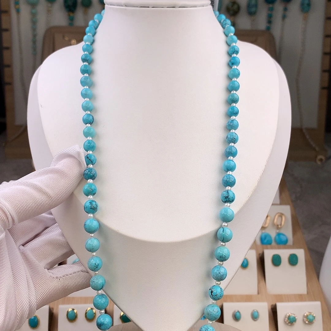 绿松石未镶嵌颈饰