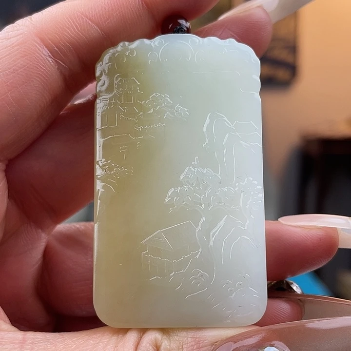 和田玉颈饰未镶嵌