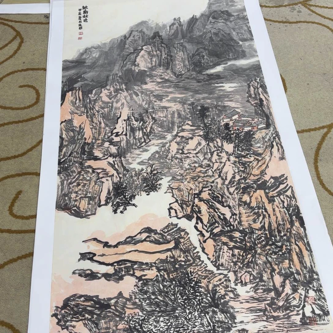 至***元国画国画老师作品刘