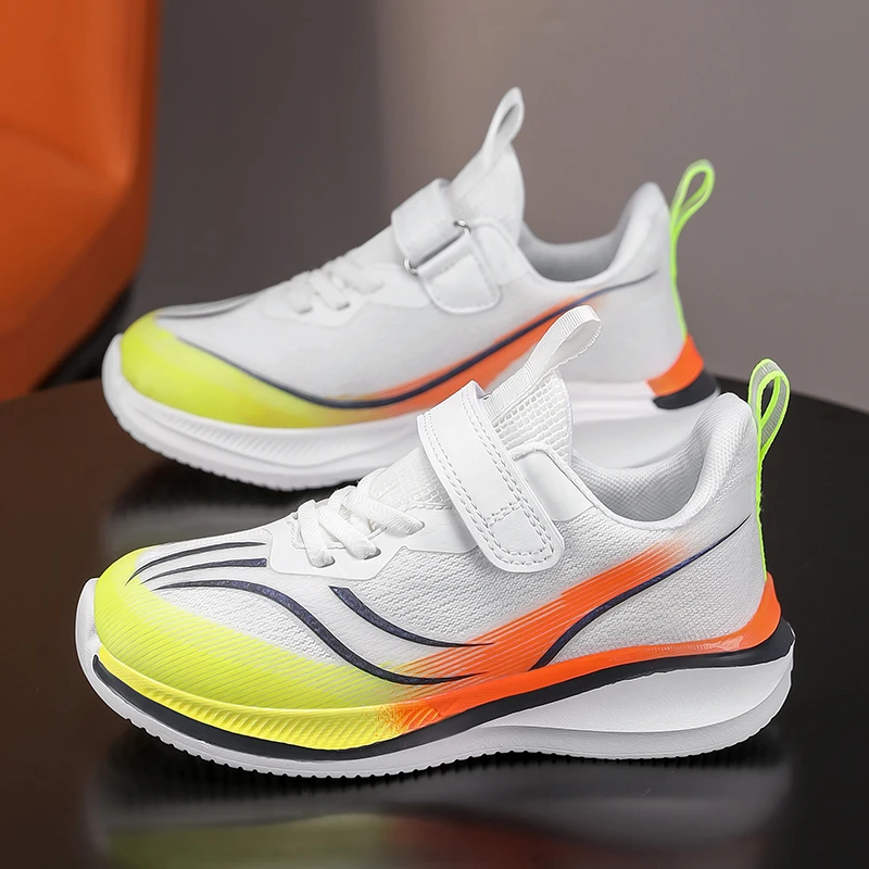 男童夏季运动鞋儿童网面透气休闲鞋学生中大童轻便防臭跑步鞋防滑