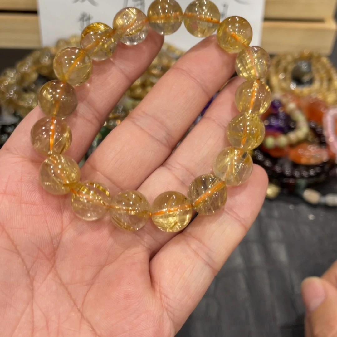 水晶手链未镶嵌b741钛晶