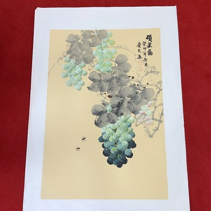 国画国画作品展示展中的