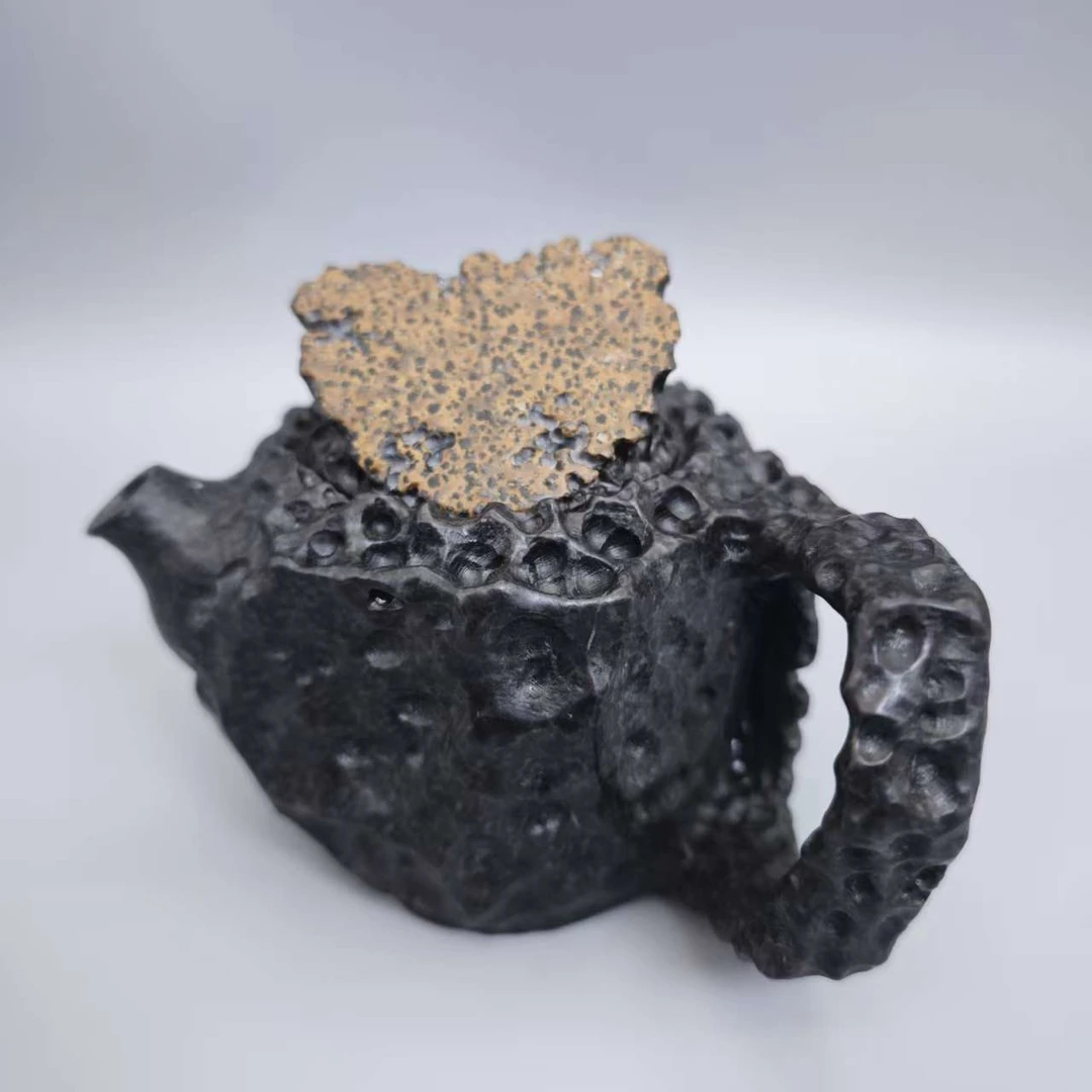 创壶堂《福运》 冰碛岩 整石手工雕刻 石壶 茶壶 手工 茶器